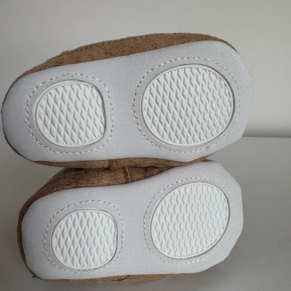Kids Brown Suede-Look Booties